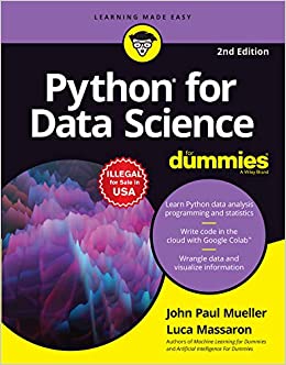 Python for Data Science for Dummies, 2ed   | BS | e
