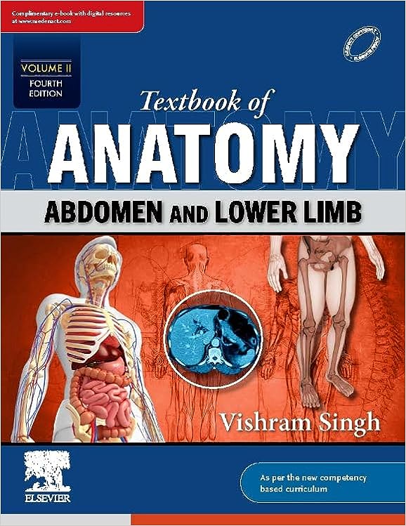 Textbook of Anatomy: Abdomen and Lower Limb Vol 2 4th Updated Edition