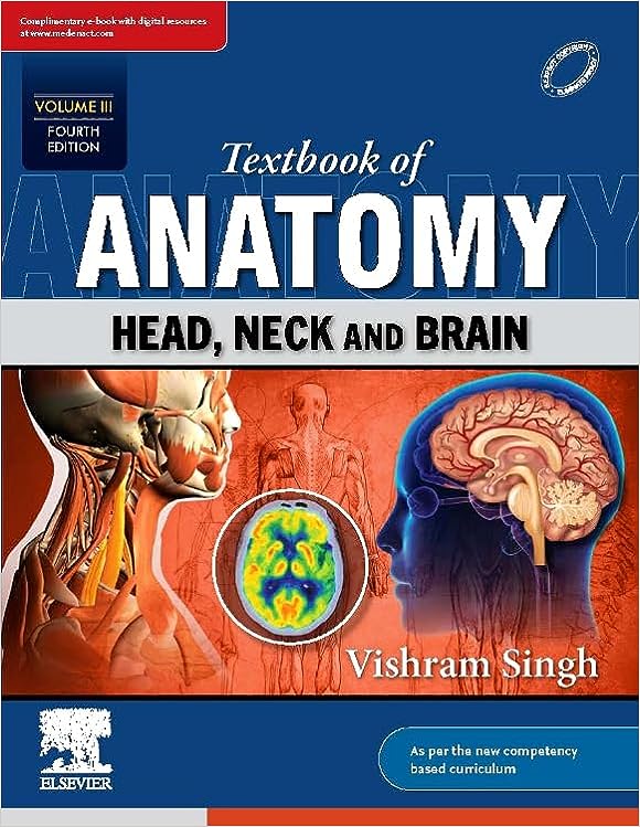 TEXTBOOK OF ANATOMY: HEAD NECK AND BRAIN VOL 3 4E UPDATED EDITION