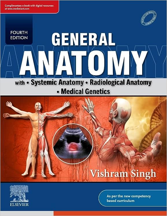 GENERAL ANATOMY WITH SYSTEMIC ANATOMY RADIOLOGICAL ANATOMY MEDICAL GENETICS 4E