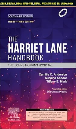 The Harriet Lane Handbook: South Asia Edition, Ed. 23 
