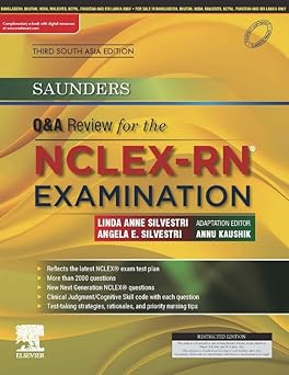 Saunders Q&A Review for the NCLEX-RN Examination(SAE)-3E