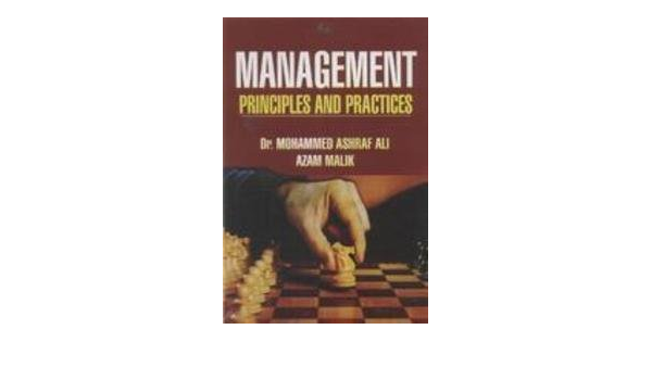 Management: Principles & Practices