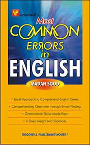 MOST COMMON ERRORS IN ENGLISH