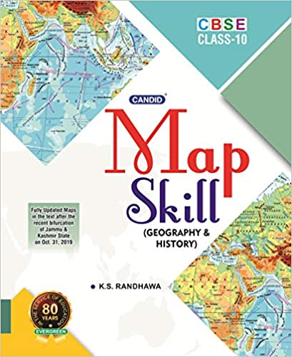 Candid Map Skill History & Geography For Class 10 