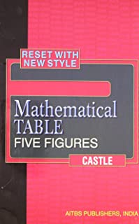 Mathematical Table Five Figures