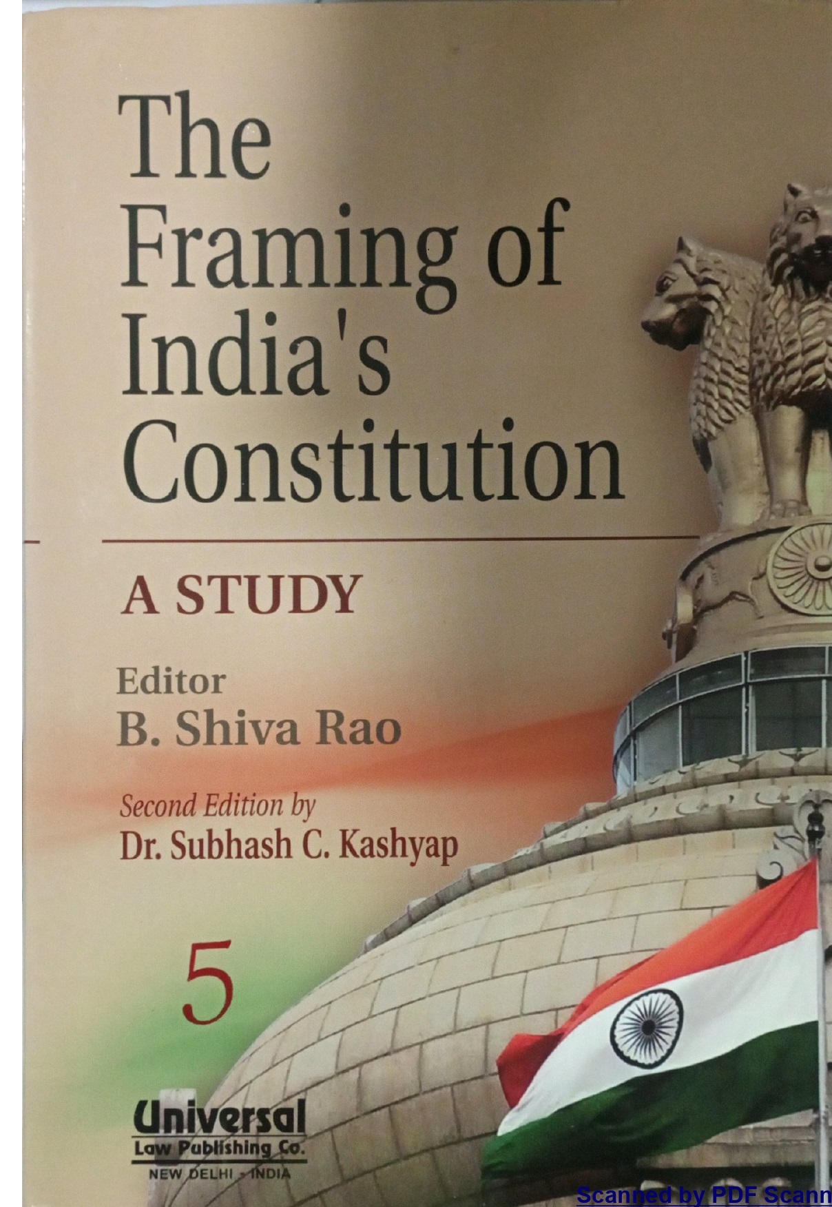 THE FARMING OF INDIA'S CONSTITUTION IN SIX VOLUMES