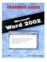 MS Word 2002 - Training Guide