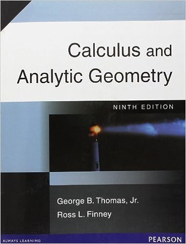 Calculus and Analytic Geometry