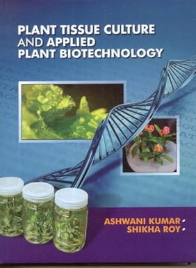 PLANT TISSUE CULTURE AND APPLIED PLANT BIOTECHNOLOGY