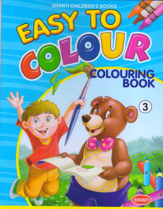COLOURING BOOK FOR KIDS - EASY TO COLOUR - COLOURING BOOK - 3