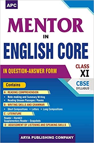 APC MENTOR IN ENGLISH CORE (IN QUESTION ANSWER FORM) CLASS-XI