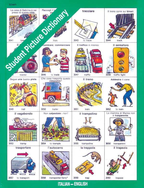 LANGENSCHEIDT STUDENT PICTURE DICTIONARY ITALIAN RENYI