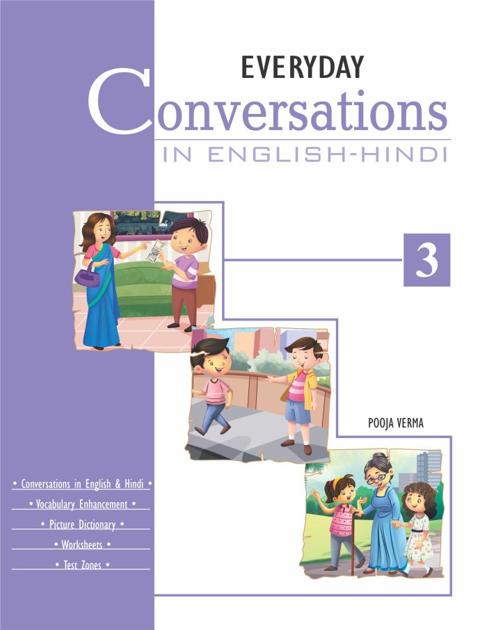 English Conversation in Hindi & English for Class 3