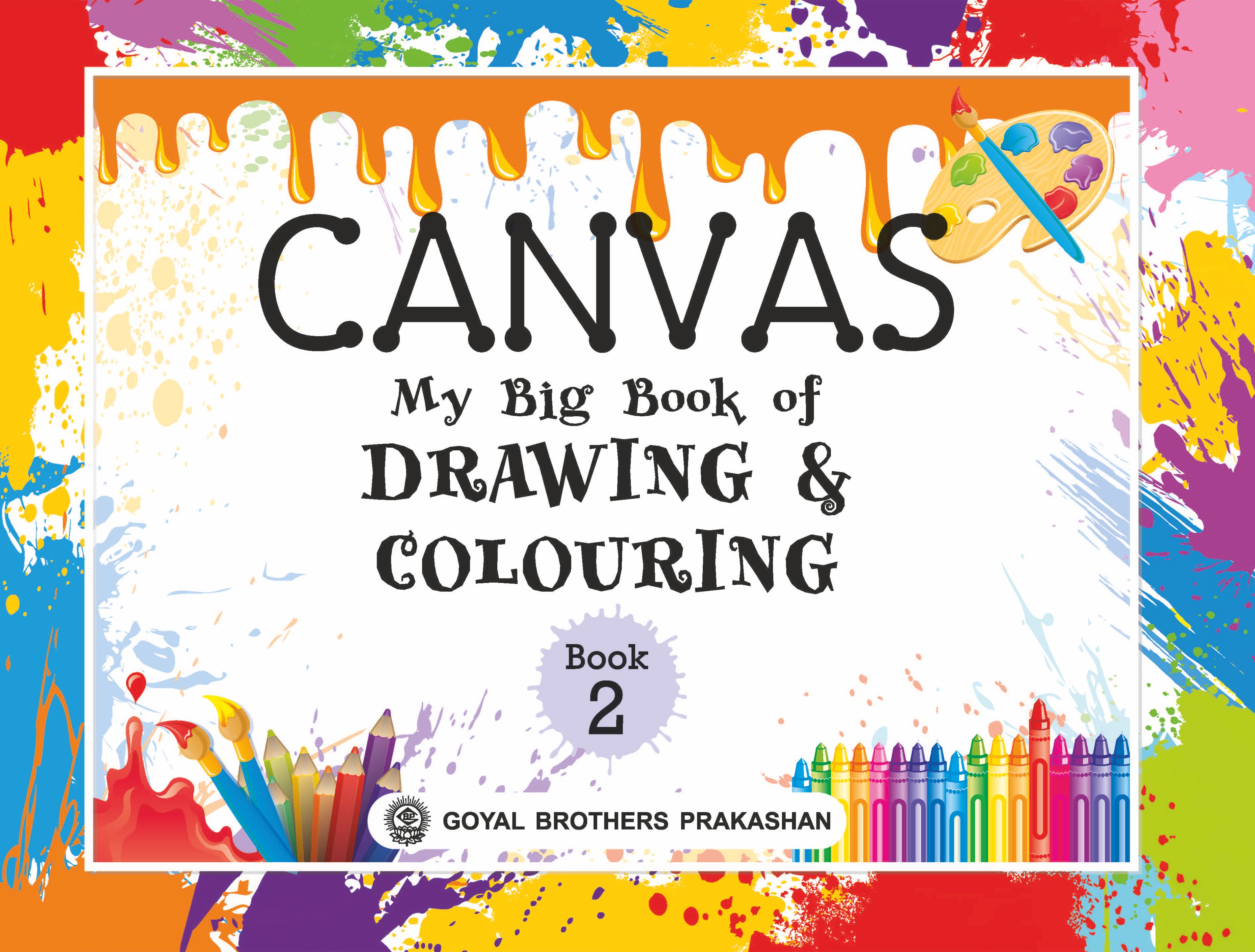 Canvas My Big Book of Drawing & Colouring Book 2