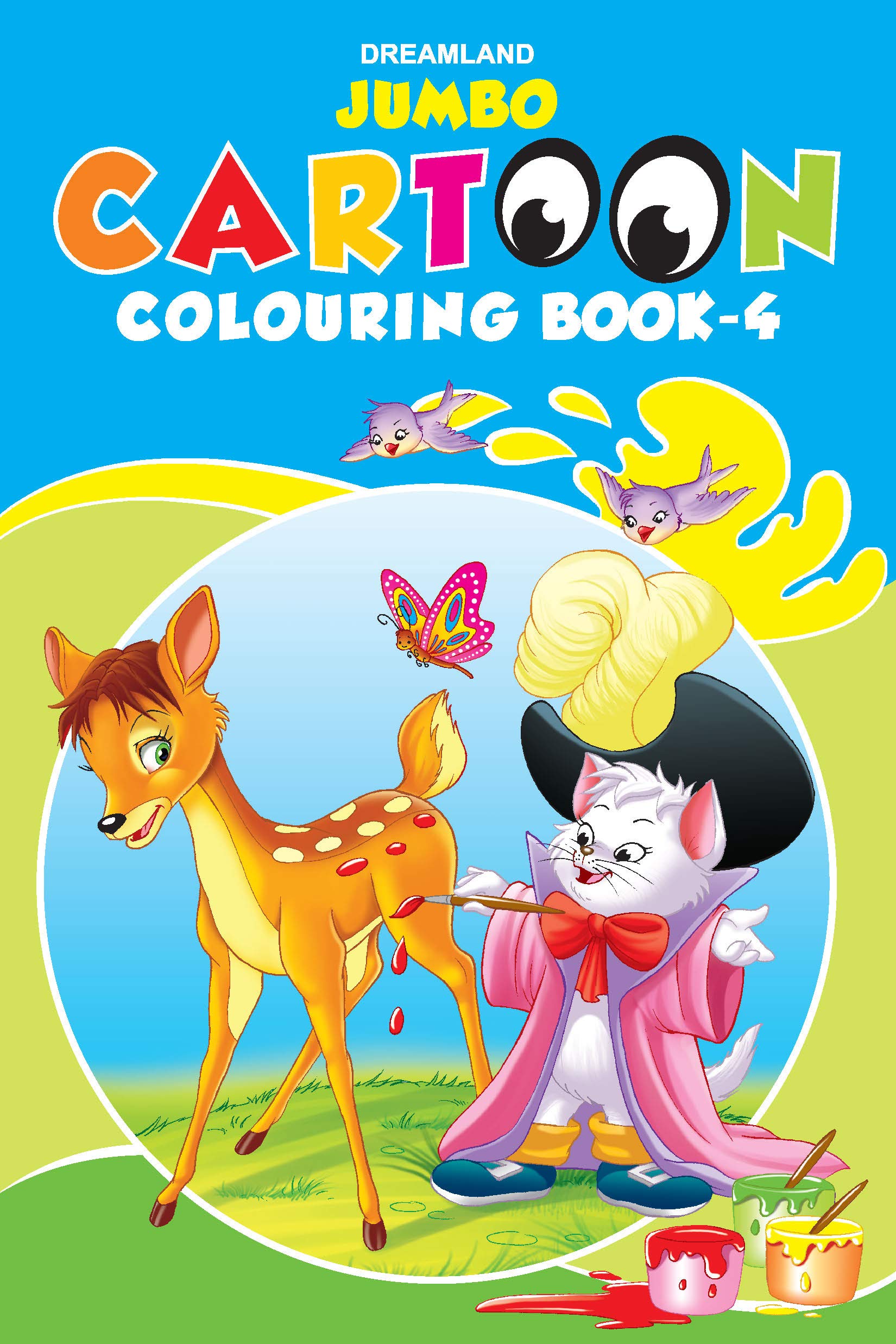 Jumbo Cartoon Colouring Book - 4