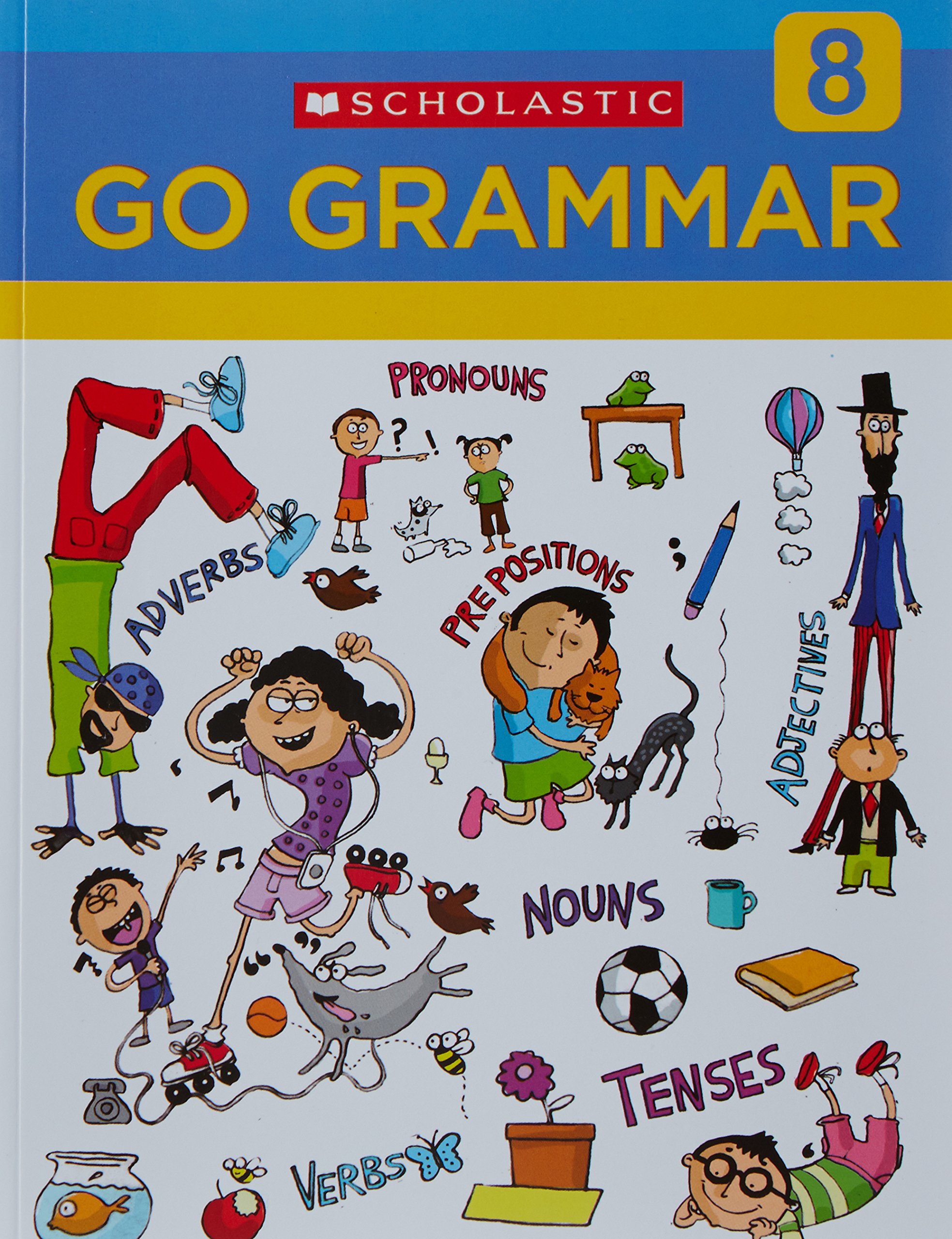 Scholastic Go Grammar Course Book - 8