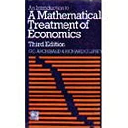 An Introduction to A Mathematical Treatment of Economics