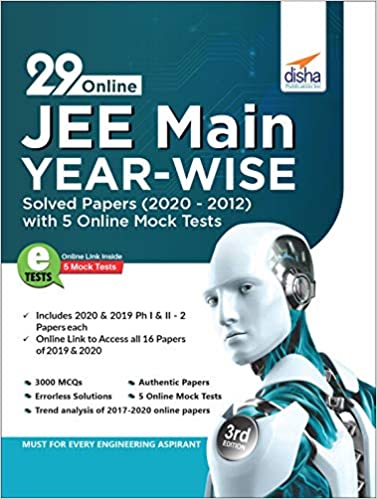 29 Online JEE Main Year-wise Solved Papers (2020 - 2012) with 5 Online Mock Tests 3rd Edition