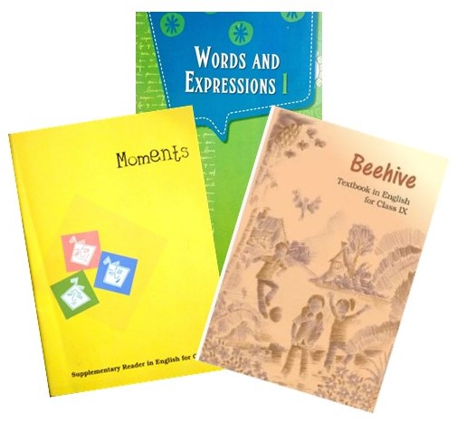 NCERT English Text Book Combo Pack Class - 9th (Moments, Words And Expressions & Beehive)  