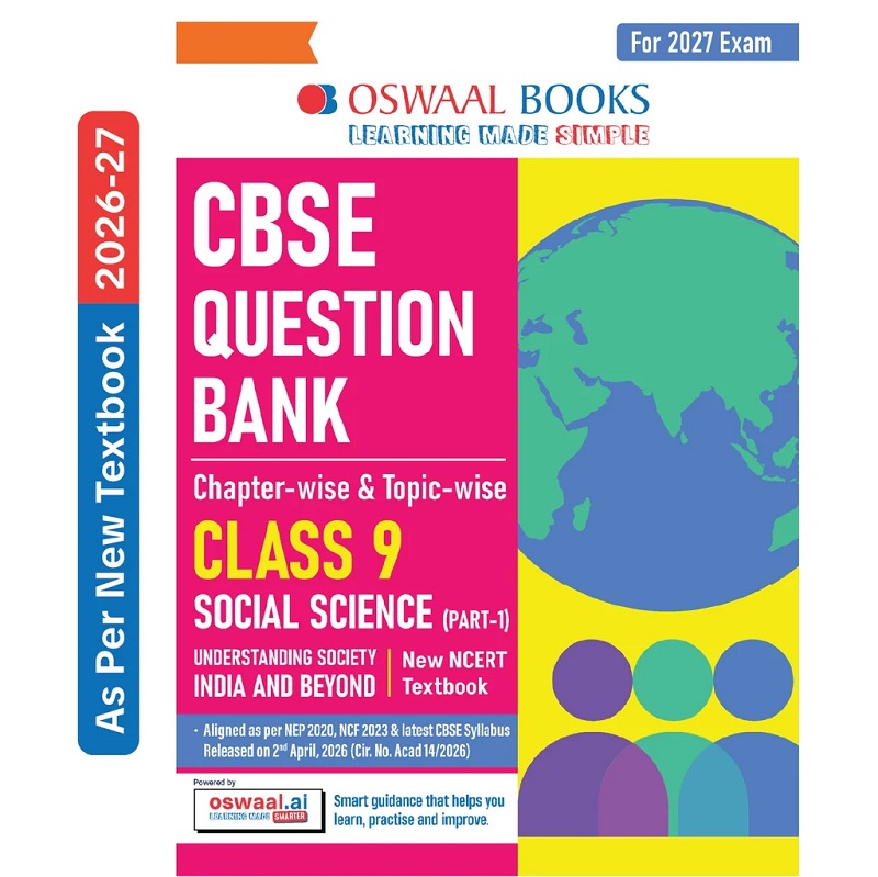 CBSE CLASS 9 SOCIAL SCIENCE PART-1 QUESTION BANK CHAPTER-WISE & TOPIC-WISE | BASED ON NEW NCERT TEXTBOOK UNDERSTANDING SOCIETY INDIA & BEYOND