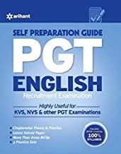 Kvs-Pgt Self Preparation Guide English Recruitment Examination