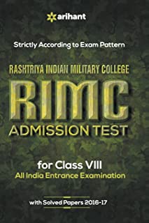 Rashtriya Indian Military College Rimc Admission Test for Class VIII