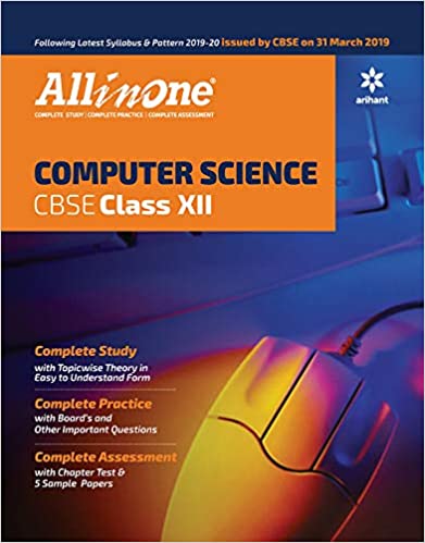 All in One Computer Science Cbse Class 12 2019-20