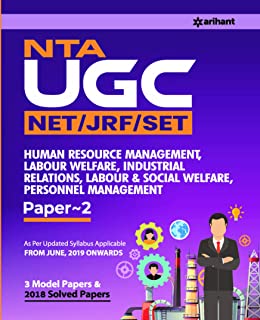 UGC Net Human Resource Management Labour Welfare and Industrial Relati