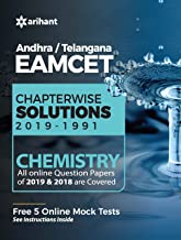EAMCET Chemistry Andhra and Telangana Chapterwise 28 Years' Solutions and 5 Mock Tests 2020