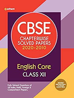 Cbse English Core Chapterwise Solved Papers Class 12 for 2021 Exam
