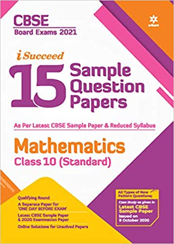 Cbse New Pattern 15 Sample Paper Mathematics Class 10 (Standard) for 2
