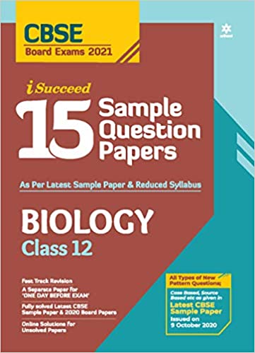 Cbse New Pattern 15 Sample Paper Biology Class 12 for 2021 Exam with R