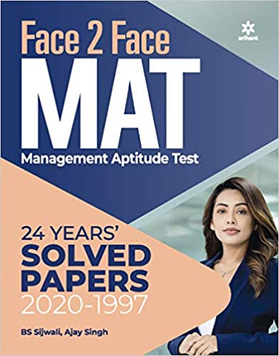 See this image Face to Face MAT(managament aptitude Test) WITH 24 YEARS solved papers 2020-1997