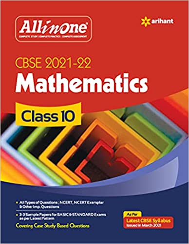 CBSE All in One Mathematics CBSE Class 10 for 2022 Exam