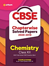 Cbse Chemistry Chapterwise Solved Papers Class 12 for 2022 Exam (as Pe