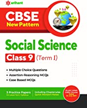 CBSE New Pattern Social Science Class 9 for 2021-22 Exam (MCQs based book for Term 1)