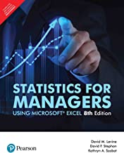 STATISTICS FOR MANAGERS USING MICROSOFT EXCEL, 8TH ED.
