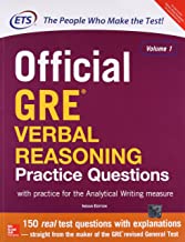 OFFICIAL GRE VERBAL REASONING PRACTICE QUESTIONS