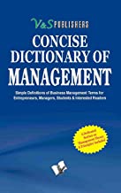 Concise Dictionary Of Management