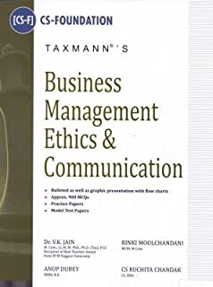 Business Management Ethics and Communication (CS-Foundation)