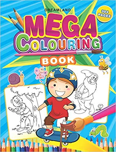 Dreamland Mega Colouring Book