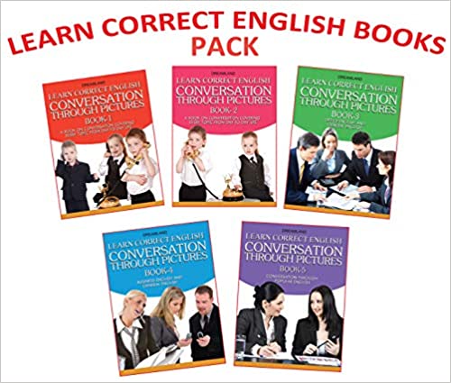 Dreamland Learn English Conversation book (5  titles) pack