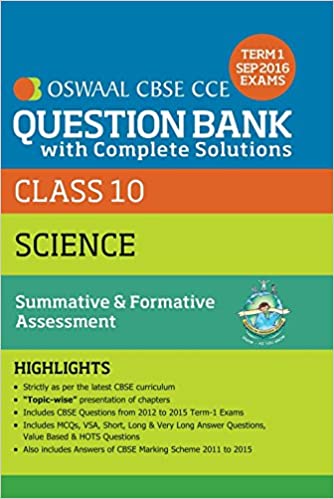 Oswaal CBSE CCE Question Bank With Complete Solutions For Class 10