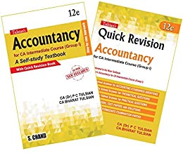 ACCOUNTANCY WITH QUICK REVISION (FOR CA-IPC, GROUP -I), 12TH EDITION           (COMBO PACK)       