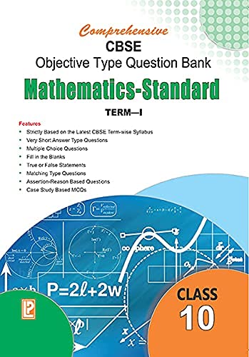 Comp. CBSE Objective Type Question Bank Mathematics X Stand (Term-I)