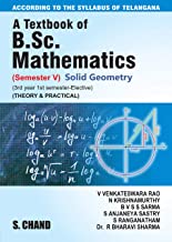 A TEXTBOOK OF B.SC. MATHEMATICS SOLID GEOMETRY                                                     