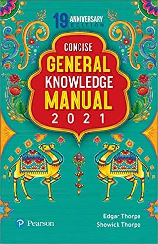 PEARSON CONSCISE GENERAL KNOWLEDGE MANUAL 2021 