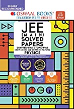 Oswaal JEE Main Solved Papers Chapterwise & Topicwise (2019 & 2020 All shifts 32 Papers) Physics Book (For 2021 Exam)