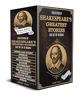 Collection of Shakespeare's Greatest Stories (Box Set of 10 Books) For Children
